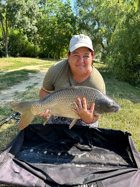 Zsingellér Éva 9,51 kg ponty